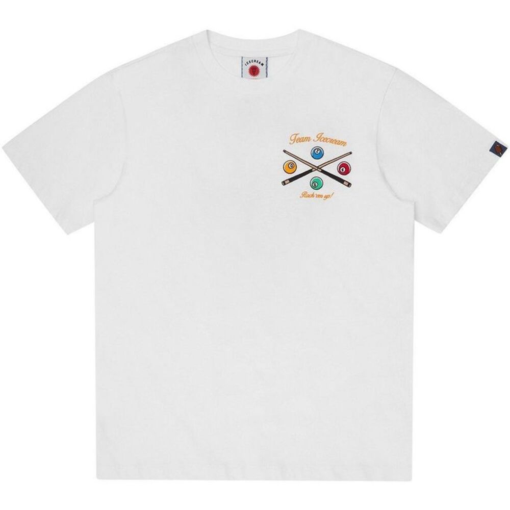 ICECREAM Mens Graphic Print Regular T-Shirt / White
